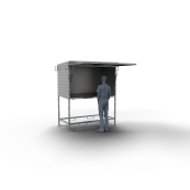 Mobile plan stand | without LED lights and sockets